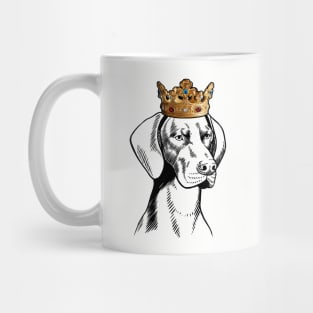 German Shorthaired Pointer Dog King Queen Wearing Crown Mug